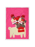 My pug is My Valentine Sleeve Blankets