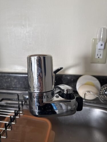Brita Faucet Mount Water Filter System, Chrome, No-Wait Filtration, Easy Install, Multi-Use Tap Water Filter for Kitchens, Bathrooms & Small Spaces photo review