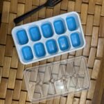 DOQAUS Ice Cube Tray with Lid and Bin - 4 Pack Silicone Ice Cube Trays for Freezer, Stackable Ice Bucket Kits with Storage Container & Scoop for Kitchen, RV, Cocktail, Coffee photo review