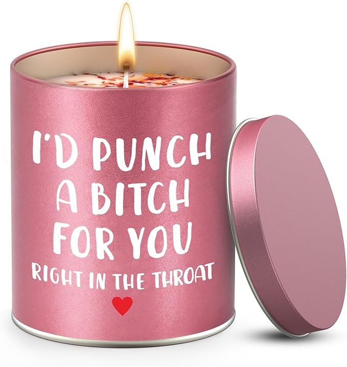 Mother's Day gift for mom: scented candles; birthday gift; girlfriend; wife; sister; Galentines; Christmas stocking stuffing; White Elephant; Valentine's Day; friendship; funny gift.