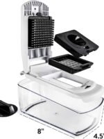 Fullstar - Vegetable Chopper, Food Chopper, Onion Chopper with Container - 4 Blades, White
