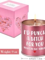 Mother's Day gift for mom: scented candles; birthday gift; girlfriend; wife; sister; Galentines; Christmas stocking stuffing; White Elephant; Valentine's Day; friendship; funny gift.