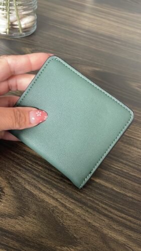 Toughergun Women’s Small Slim Leather Wallet with RFID Protection, Compact Bifold Mini Purse with Clear ID Window photo review