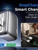 Smart Auto Stop Charging Adapter, 140W Schnellladeadapter mit AI automatischer Abschaltung, Intelligenter Automatischer Abschaltung Ladeadapter, intelligenter Stromverteiler für Handy, Tablet