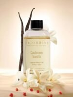 COCORRíNA Reed Diffuser Refill - Cashmere Vanilla 6.7 fl oz (approx. 16.9 ml) 8 reed diffusers