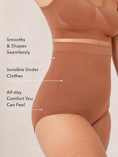 SHAPERMINT Shapewear for Women - Seamless Shapewear Tummy Control Panty, Body Shaper, Tummy Control Underwear for Women