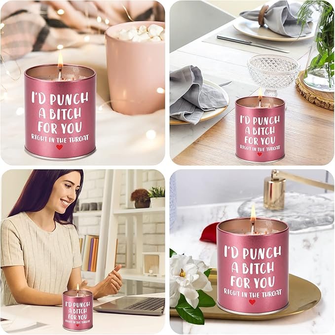 Mother's Day gift for mom: scented candles; birthday gift; girlfriend; wife; sister; Galentines; Christmas stocking stuffing; White Elephant; Valentine's Day; friendship; funny gift.