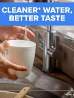 Brita Faucet Mount Water Filter System, Chrome, No-Wait Filtration, Easy Install, Multi-Use Tap Water Filter for Kitchens, Bathrooms & Small Spaces