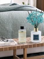 COCORRíNA Reed Diffuser Refill - Cashmere Vanilla 6.7 fl oz (approx. 16.9 ml) 8 reed diffusers
