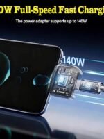Smart Auto Stop Charging Adapter, 140W Schnellladeadapter mit AI automatischer Abschaltung, Intelligenter Automatischer Abschaltung Ladeadapter, intelligenter Stromverteiler für Handy, Tablet