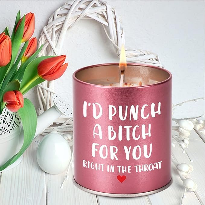 Mother's Day gift for mom: scented candles; birthday gift; girlfriend; wife; sister; Galentines; Christmas stocking stuffing; White Elephant; Valentine's Day; friendship; funny gift.