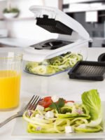 Fullstar - Vegetable Chopper, Food Chopper, Onion Chopper with Container - 4 Blades, White