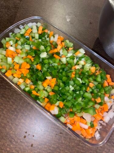 RüK Vegetable Chopper, Extra Large Chopper Vegetable Cutter, Multifunctional 10-in-1 Pro Food Chopper - 6 Blades, 4 Vegetable Spiralizers, E-Recipes - Veggie Chopper with Container photo review
