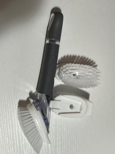 CELOX Dish Brush with Soap Dispenser, Heavy Duty Dishwand Kit, Includes 1 Wand & 3 Dish Brush Refill Heads photo review