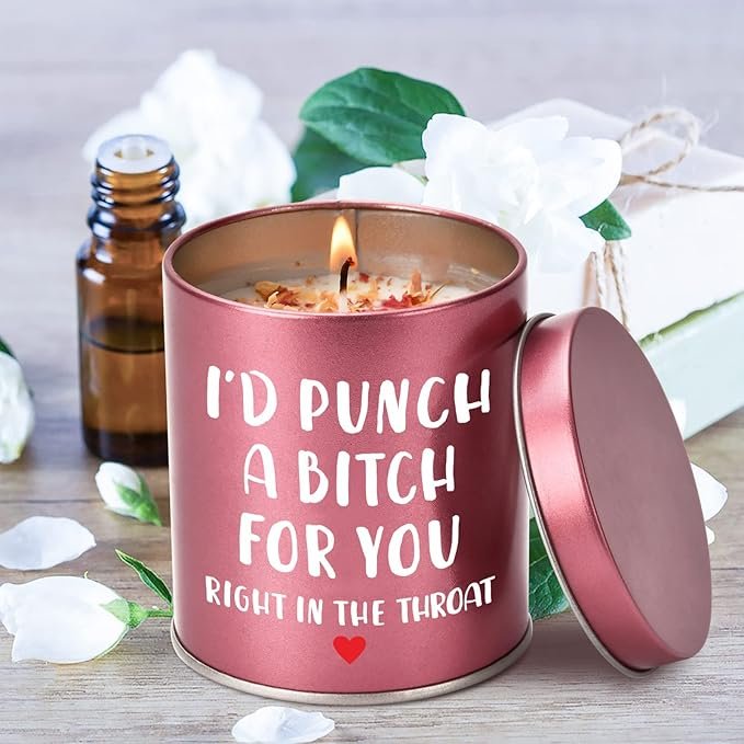 Mother's Day gift for mom: scented candles; birthday gift; girlfriend; wife; sister; Galentines; Christmas stocking stuffing; White Elephant; Valentine's Day; friendship; funny gift.