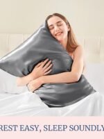 BEDELITE satin pillowcases are gentle on hair and skin, ultra-soft and cool like silk. A 2-pack with an envelope closure, perfect as a gift for women and men.