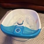 Homedics Bubble Mate Foot Spa, Toe Touch Controlled Foot Bath with Invigorating Bubbles and Splash Proof, Raised Massage Nodes and Removable Pumice Stone photo review