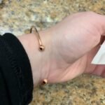 PAVOI 14K Gold Plated Forever Love Knot Infinity Bangle Bracelets for Women | Gold Bangle Bracelet for Women photo review