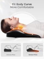 Boriwat Back Massager, 3D Kneading Massage Pillow, suitable for relieving deep tissue pain in the back, neck, shoulders, and legs. A great gift for women, men, mothers, and fathers.