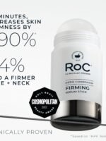 RoC Derm Correxion Retinol Firming Serum Stick, containing antioxidants, visibly tightens and firms wrinkles and laugh lines. 1 ounce (approx. 28.3 grams) plus a packet of retinol eye cream.