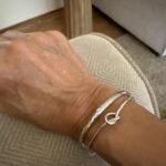 PAVOI 14K Gold Plated Forever Love Knot Infinity Bangle Bracelets for Women | Gold Bangle Bracelet for Women photo review