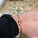 PAVOI 14K Gold Plated Forever Love Knot Infinity Bangle Bracelets for Women | Gold Bangle Bracelet for Women photo review