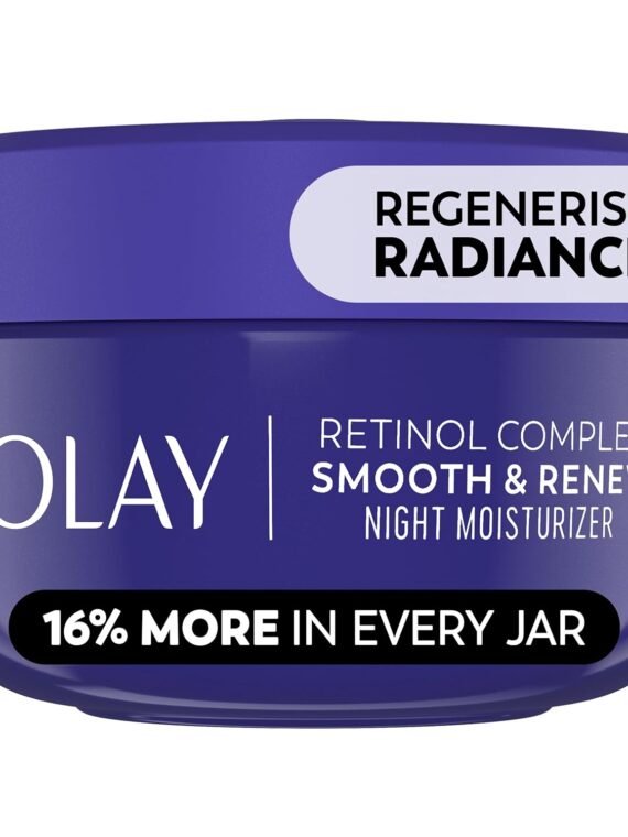 Olay Regenerist Radiance Retinol Facial Moisturizer: Women's Smoothing Renewal Cream - Fragrance-Free, Anti-Aging, Anti-Wrinkle, Firming and Brightening - 2 oz (approx. 56.7 g)