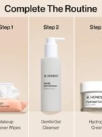 Honest Beauty Fragrance-Free Cleansing and Makeup Removing Wipes | Plant-based, hypoallergenic, gentle for sensitive skin | 90 wipes