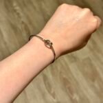 PAVOI 14K Gold Plated Forever Love Knot Infinity Bangle Bracelets for Women | Gold Bangle Bracelet for Women photo review