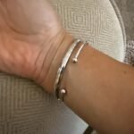 PAVOI 14K Gold Plated Forever Love Knot Infinity Bangle Bracelets for Women | Gold Bangle Bracelet for Women photo review