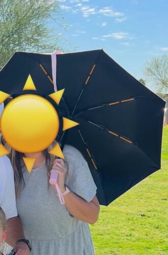 BAODINI Small UV Protection Travel Umbrella Compact for Rain and Sun UPF 50+ Windproof Portable 42 inch Umbrella for Women and Men photo review