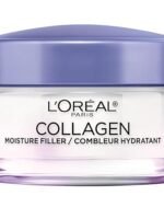 L'Oreal Paris Collagen Daily Face Moisturizer, an anti-aging face cream that reduces wrinkles and provides intense hydration, 1.7 oz (approx. 48.2 g).