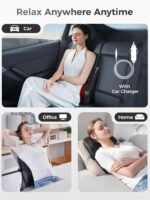 Boriwat Back Massager, 3D Kneading Massage Pillow, suitable for relieving deep tissue pain in the back, neck, shoulders, and legs. A great gift for women, men, mothers, and fathers.