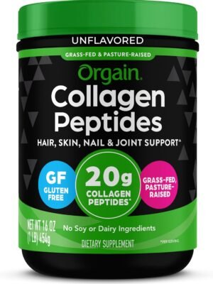 Orgain Grass-Fed Hydrolyzed Collagen Peptide Protein Powder