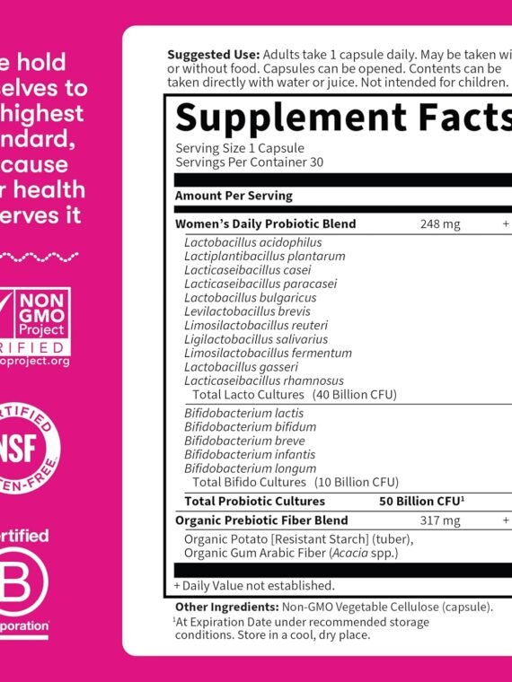 Garden of Life Probiotics Supplements, 658010118323, Ms. 1
