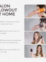 TYMO 4.0 Hair Blow Dryer Brush - Lightweight 3X Faster Drying 5-in-1 Ionic Blowout Hair Dryer Brush Adds Shine, Volume & Fullness for Smooth, Anti-Frizz Straight, Curl & Blowout Styles, Metal Grey