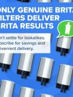 Brita Faucet Mount Water Filter System, Chrome, No-Wait Filtration, Easy Install, Multi-Use Tap Water Filter for Kitchens, Bathrooms & Small Spaces