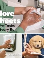 Bounty Quick Size Tissue Paper, White, 8 Rolls