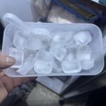 DOQAUS Ice Cube Tray with Lid and Bin - 4 Pack Silicone Ice Cube Trays for Freezer, Stackable Ice Bucket Kits with Storage Container & Scoop for Kitchen, RV, Cocktail, Coffee photo review