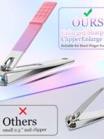 Aceoce Manicure Set Women Nail Clippers Professional Manicure Pedicure Kit Stainless Steel Nail Cutter Grooming Kit Personal Care Tool with Travel Case Gifts for Women Her Valentine's Day Mother's Day