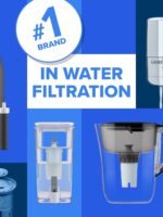 Brita Faucet Mount Water Filter System, Chrome, No-Wait Filtration, Easy Install, Multi-Use Tap Water Filter for Kitchens, Bathrooms & Small Spaces